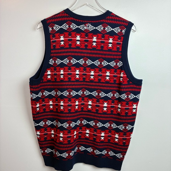 NFL Team Apparel New England Patriots Sweater Vest - Picture 3 of 5